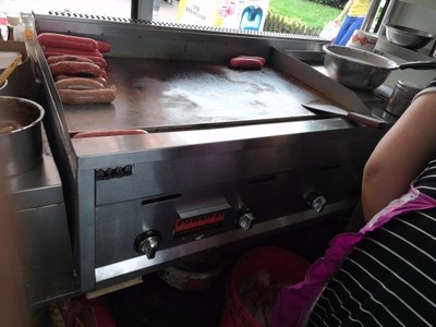 Teppanyaki Grill Table - Plancha de gas comercial Teppanyaki freidora