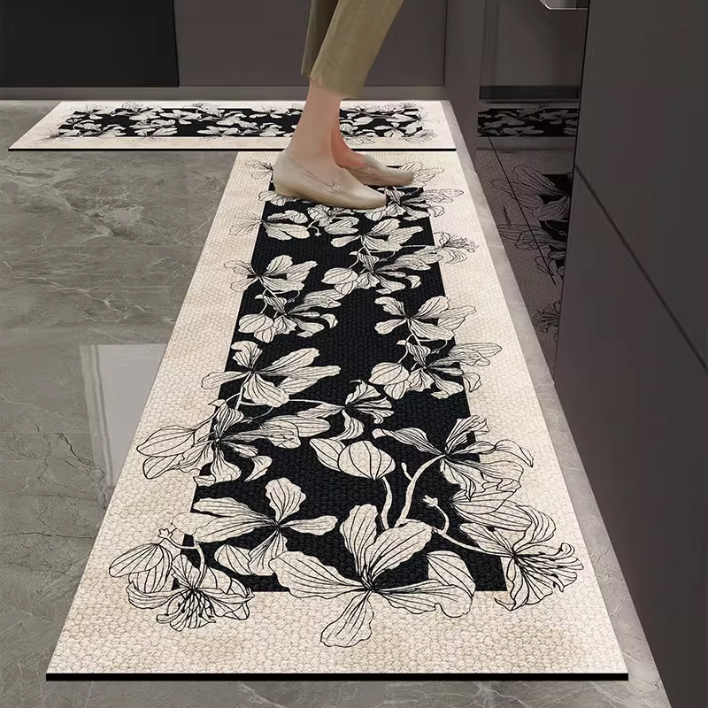 Commercial Kitchen Vinyl Flooring - Alfombra de cocina impermeable antideslizante alfombra