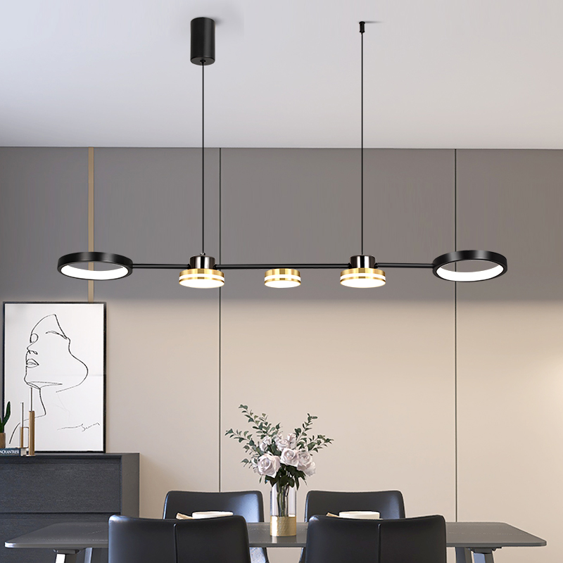 Commercial Kitchen Island - Luces colgantes mesa moderna LED candelabro