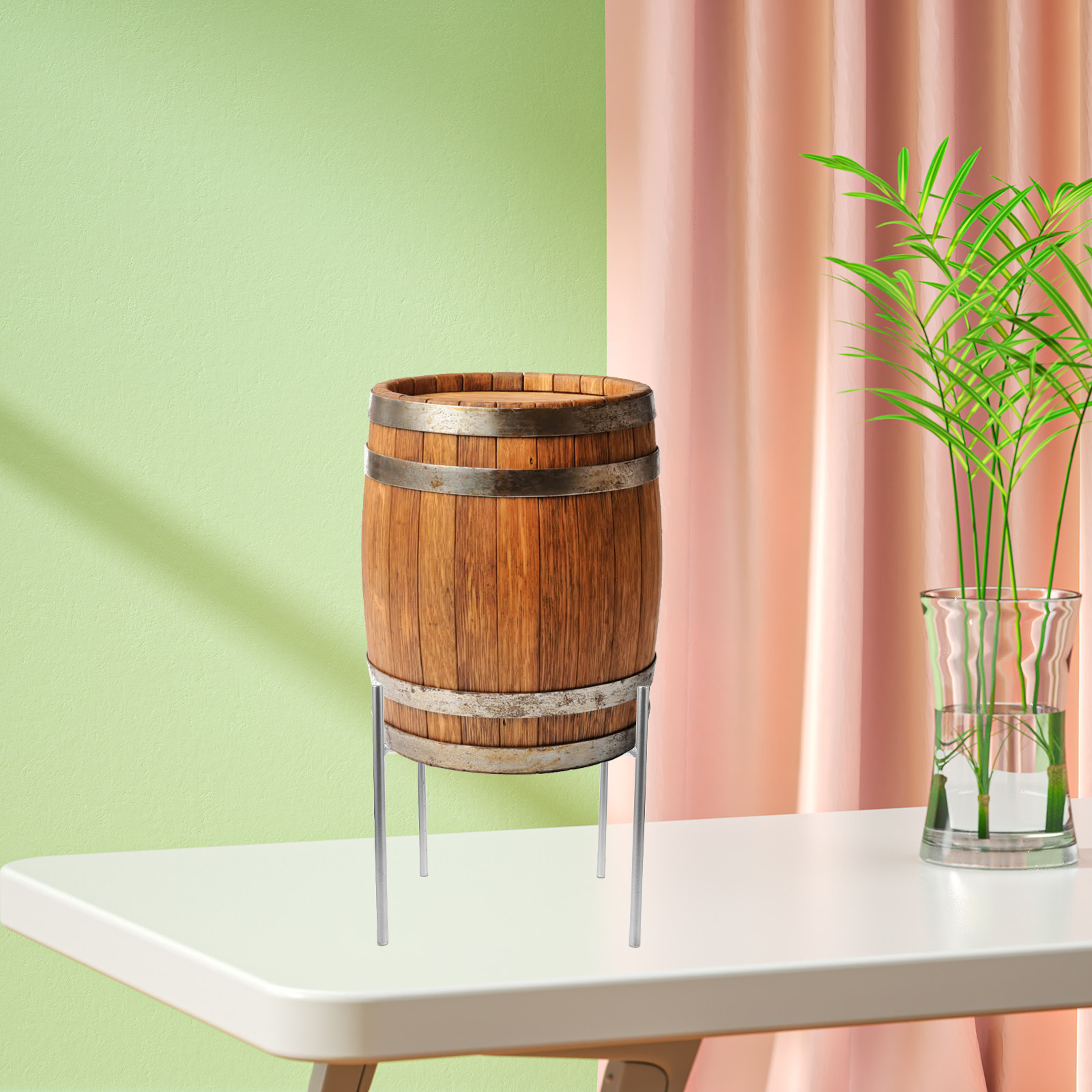Cold Drink Dispenser - Soporte Premium de Hierro para Dispensador