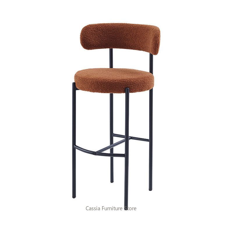 Commercial Kitchen Island - Taburete de Bar con Respaldo para