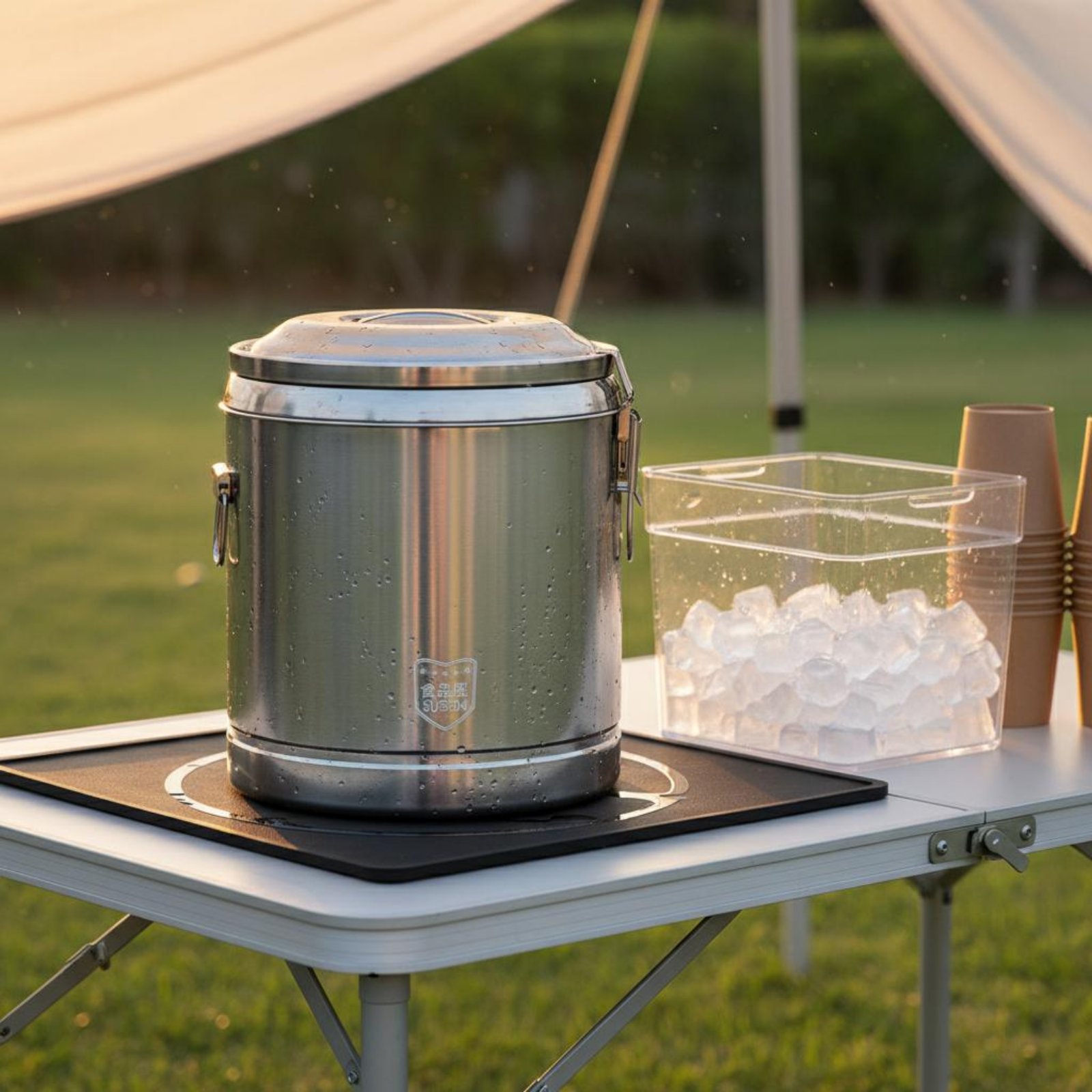 Cold Drink Dispenser - Dispensador de Bebidas Aislado de Acero