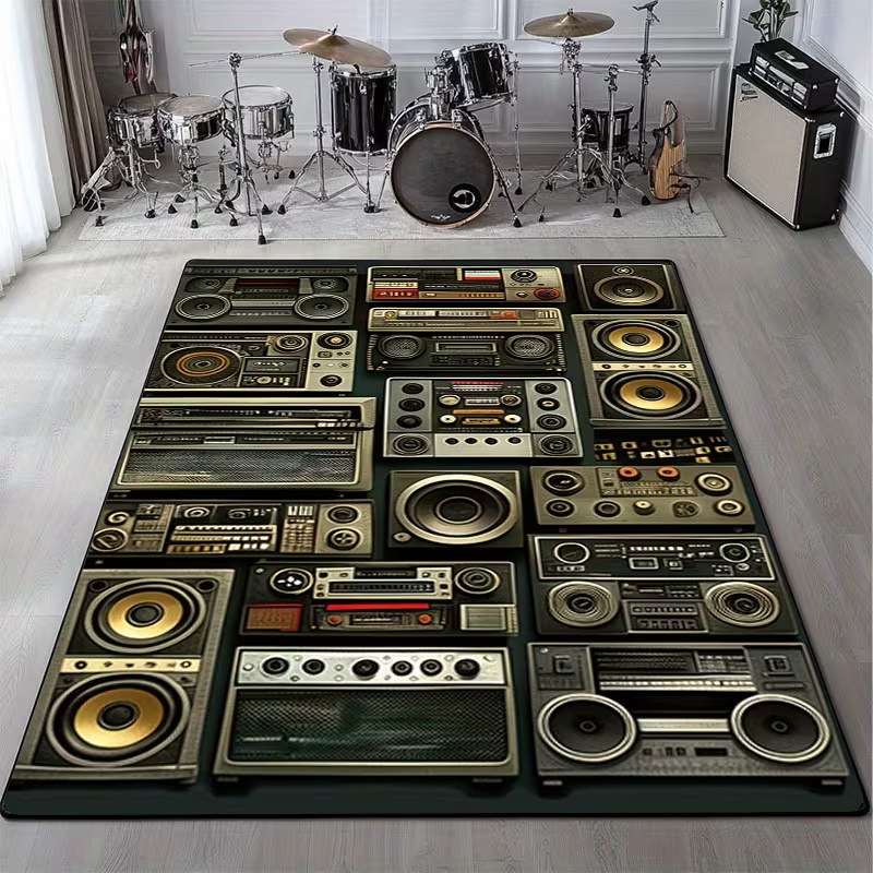 Commercial Kitchen Vinyl Flooring - Alfombras con discos de vinilo Vintage