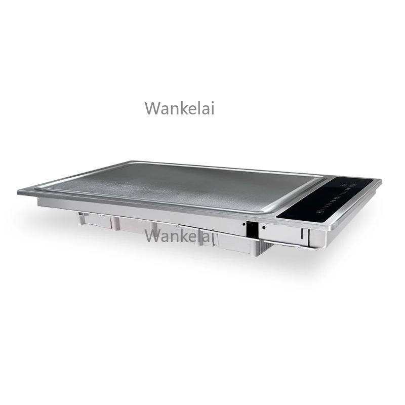 Teppanyaki Grill Table - Parrilla Teppanyaki de inducción eléctrica comercial,