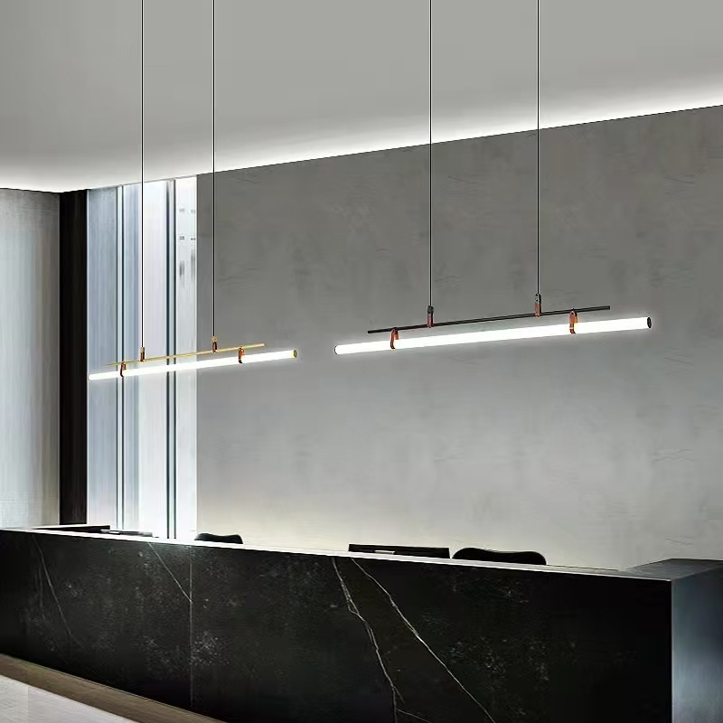 Commercial Kitchen Island - Lámpara colgante LED minimalista nórdica, candelabro