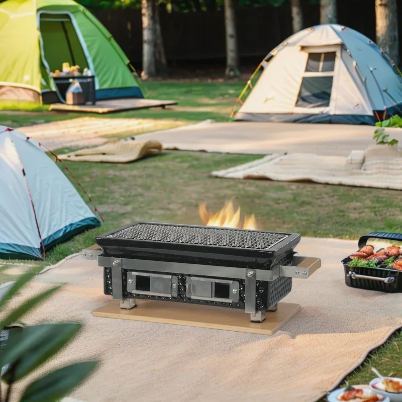 Teppanyaki Grill Table - Mesa para parrilla de Kebab de