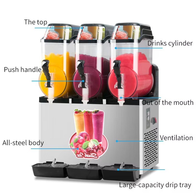 Cold Drink Dispenser - Máquina Automática Comercial para Granizados, Capacidad