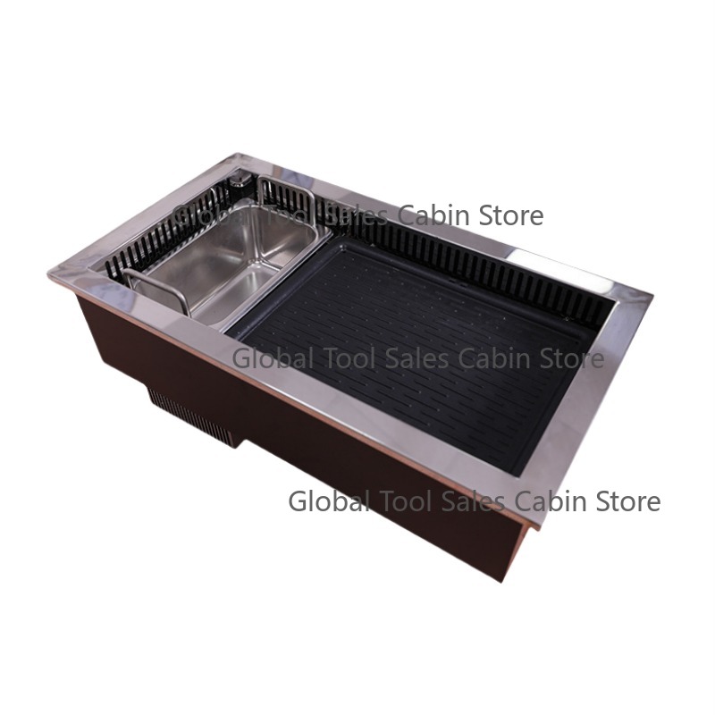 Teppanyaki Grill Table - Mesa de parrilla eléctrica comercial para