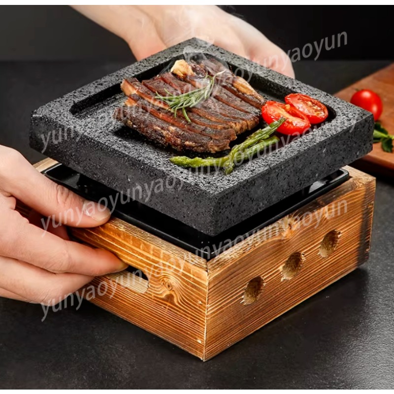 Plancha de Piedra Volcánica Ra - Teppanyaki Grill Table reseña y precio