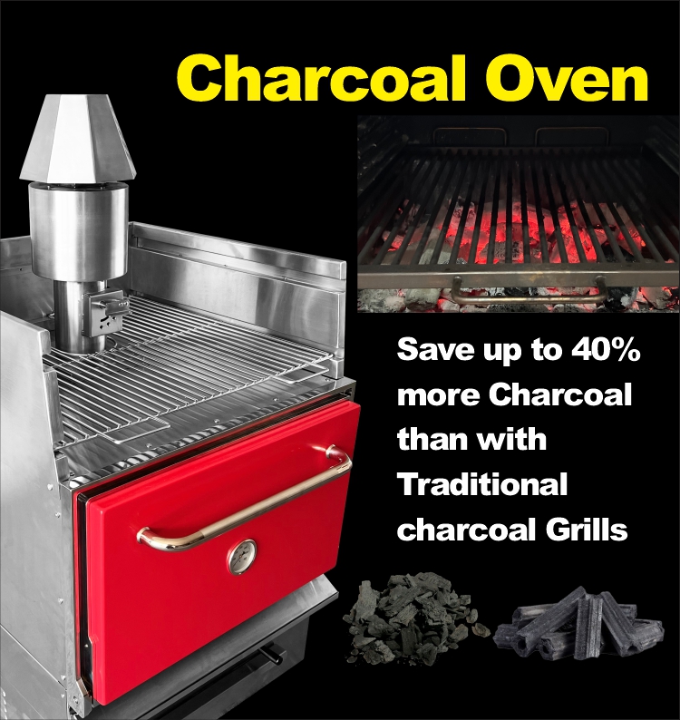 Horno Parrilla de Carbón de Al - Commercial Kitchen Cabinet reseña y precio