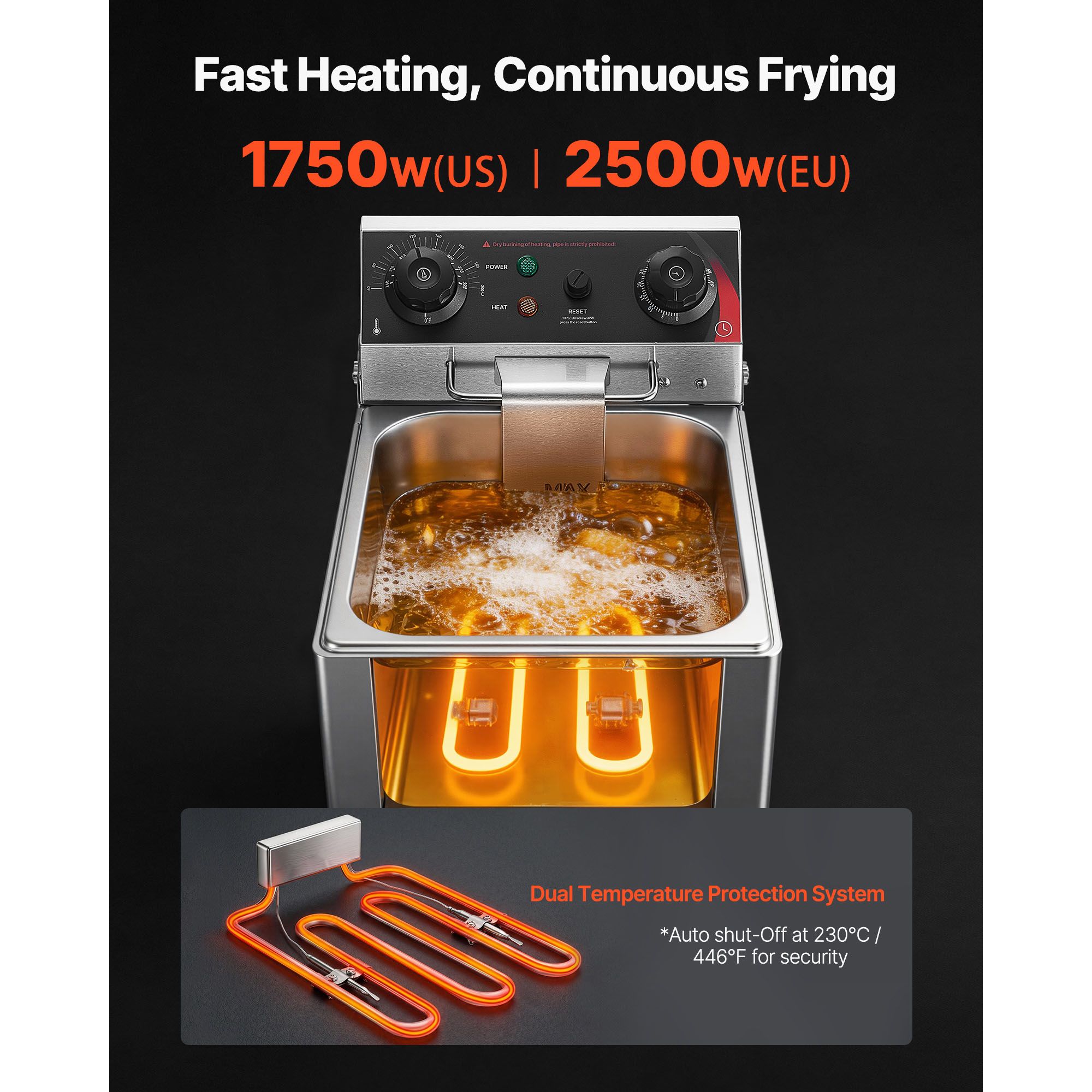 Freidora Eléctrica Comercial,  - Deep Fryer Commercial reseña y precio