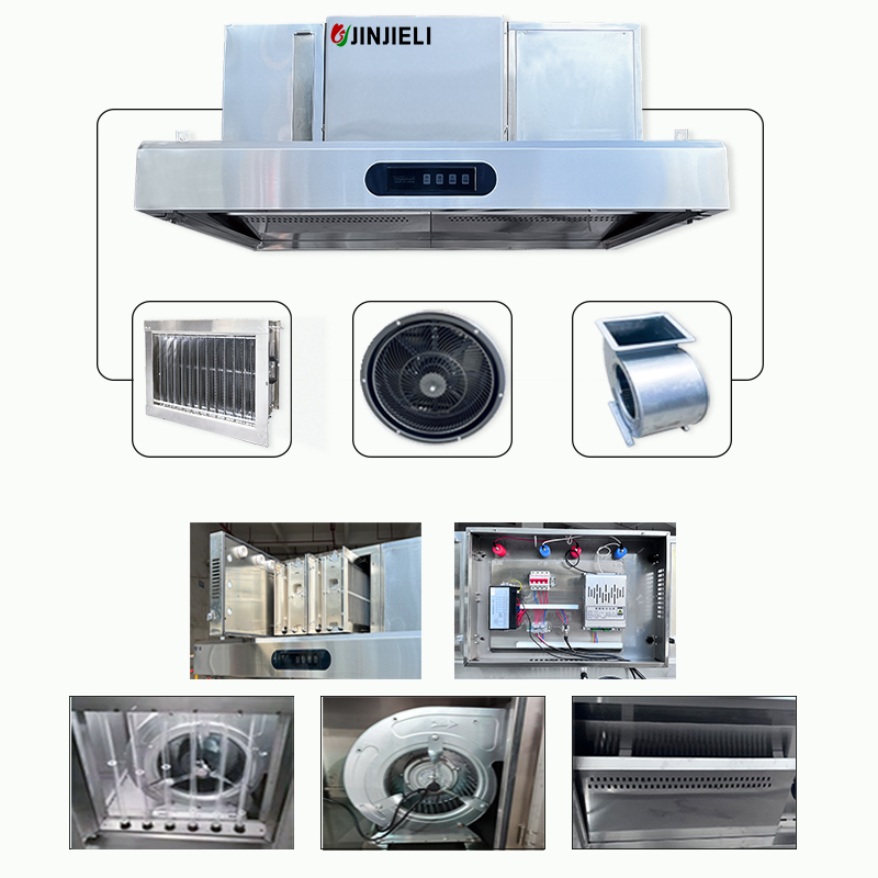 Purificador de Aire Electrostá - Commercial Kitchen Chimney reseña y precio