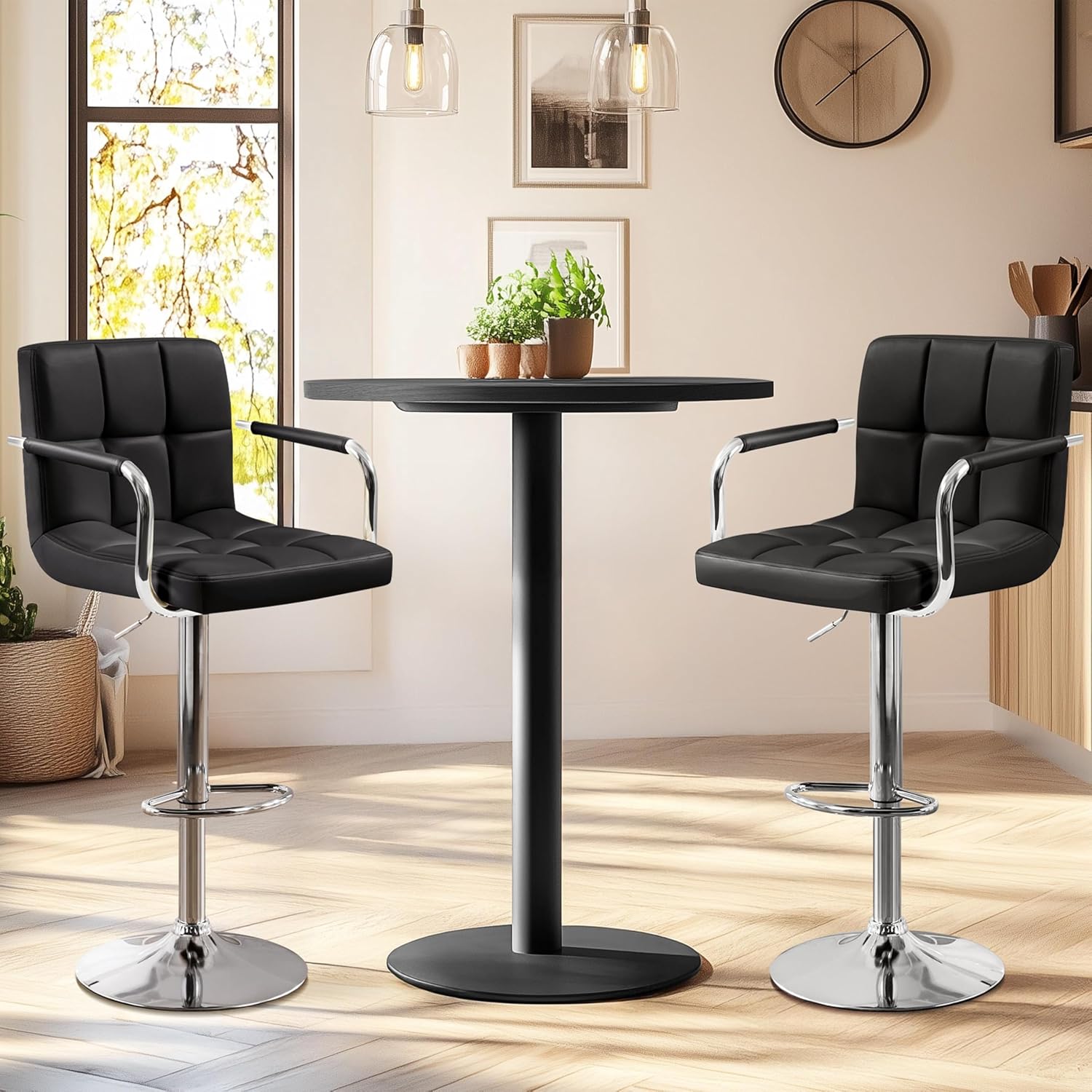 Juego de 2 taburetes de bar, t - Commercial Kitchen Island reseña y precio