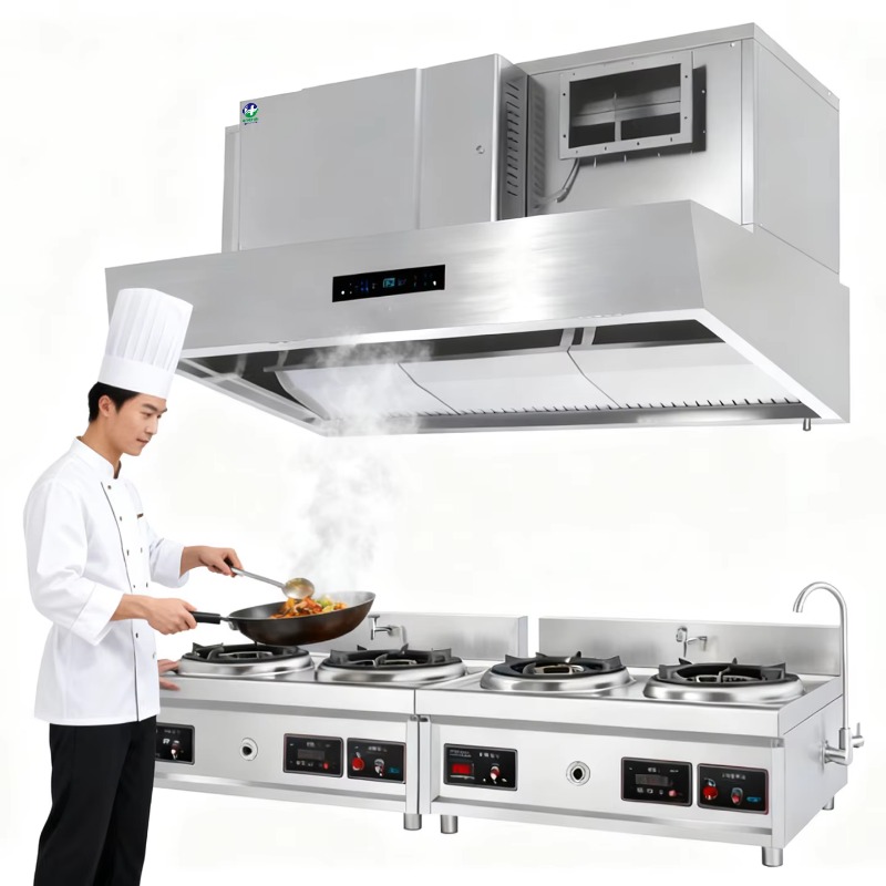 Extractor de humo electrostáti - Commercial Kitchen Chimney reseña y precio