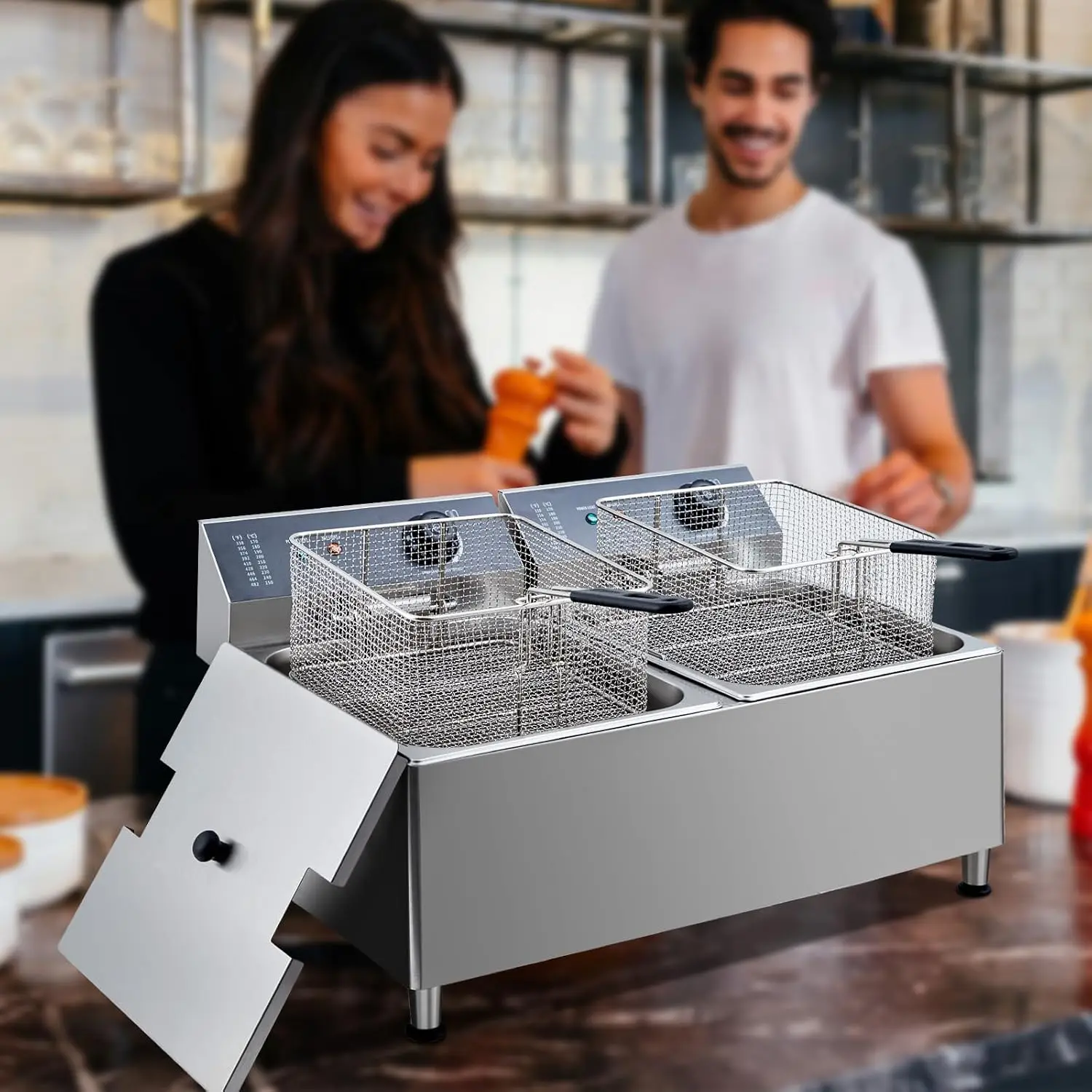Freidora Eléctrica Comercial d - Deep Fryer Commercial reseña y precio