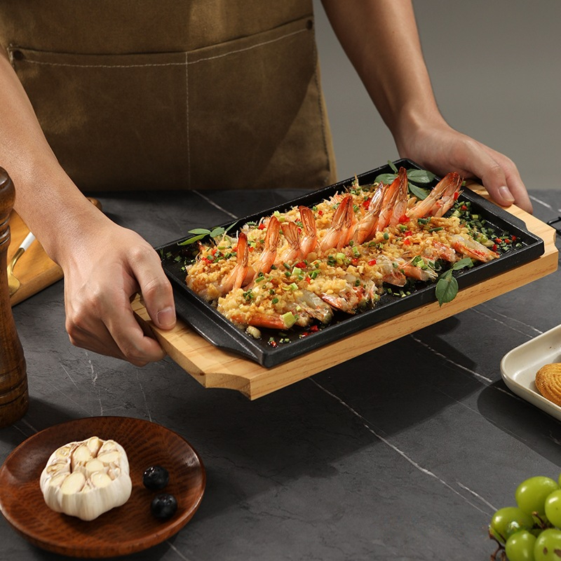 Plato de barbacoa de restauran - Teppanyaki Grill Table reseña y precio