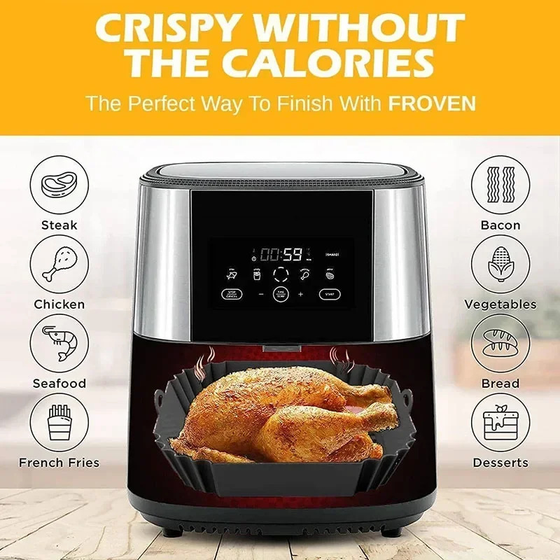 Cesta para freidora de aire de - Deep Fryer Commercial reseña y precio