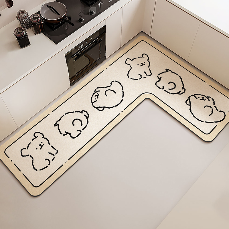 Alfombra de Cocina en forma de - Commercial Kitchen Vinyl Flooring reseña y precio