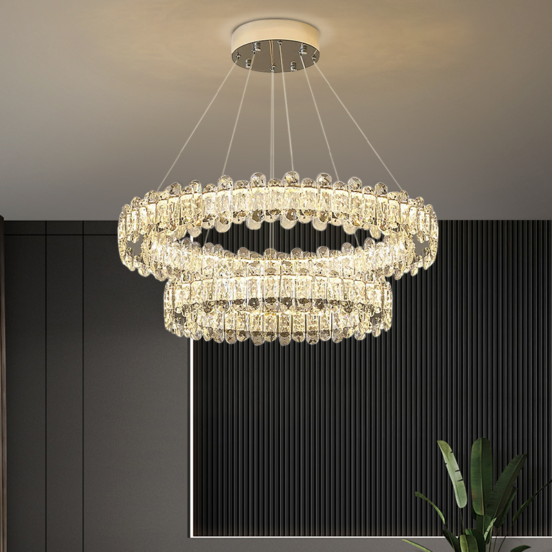 Lámpara de araña de cristal de - Commercial Kitchen Island reseña y precio
