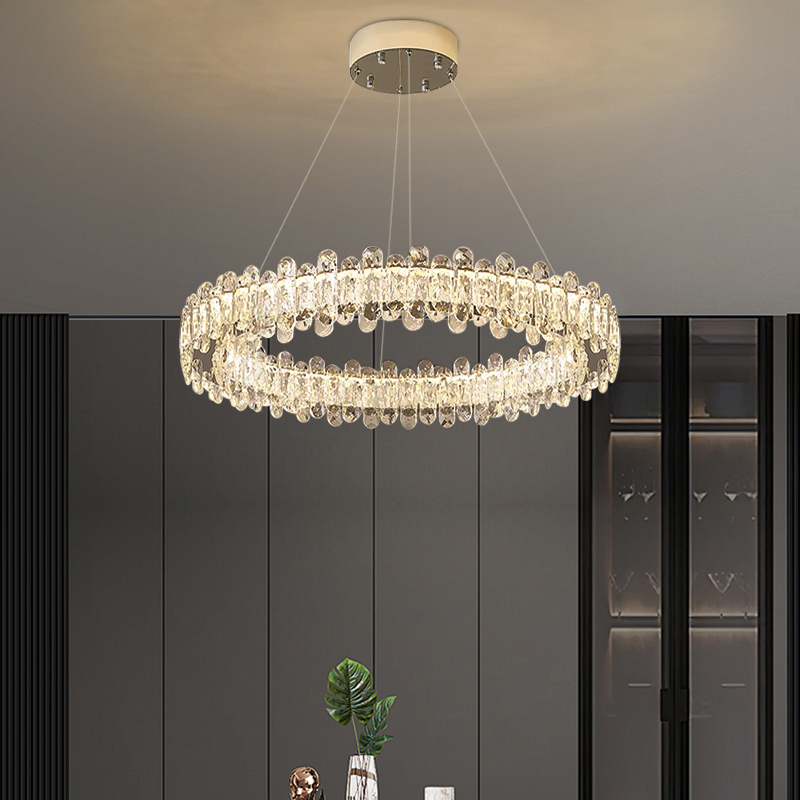 Lámpara de araña de cristal de - Commercial Kitchen Island reseña y precio