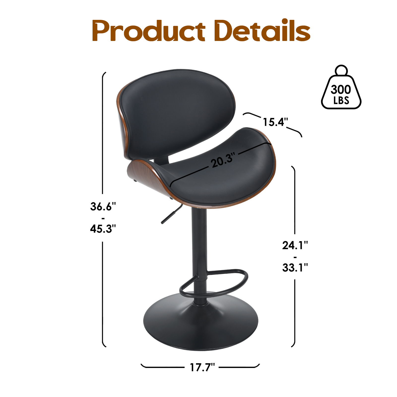 Juego de 2 Taburetes de Bar Gi - Commercial Kitchen Island reseña y precio