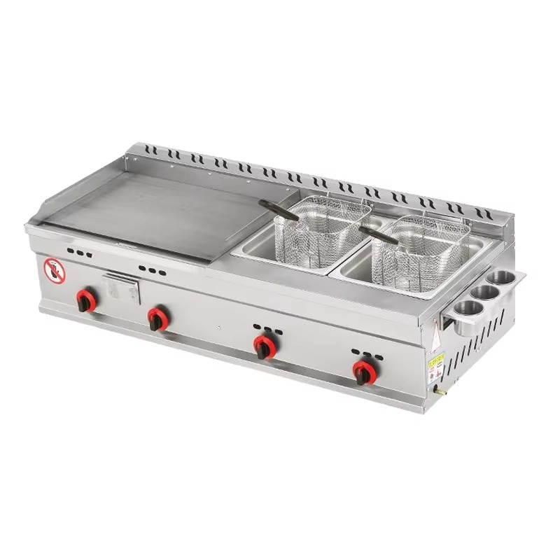 Parrilla de Gas Comercial + Fr - Deep Fryer Commercial reseña y precio