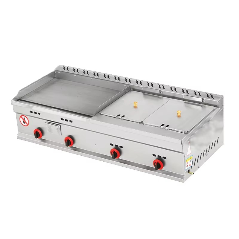 Parrilla de Gas Comercial + Fr - Deep Fryer Commercial reseña y precio