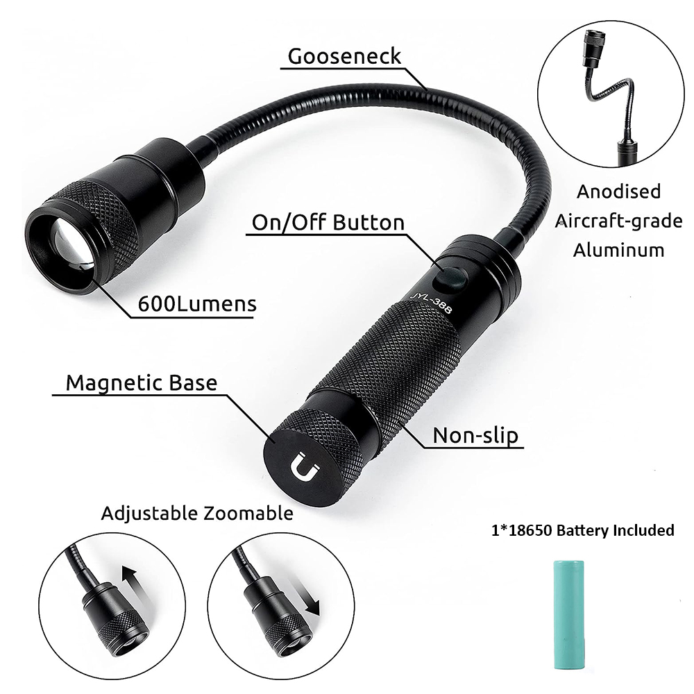 Luz de trabajo LED, linterna d - Teppanyaki Grill Table reseña y precio