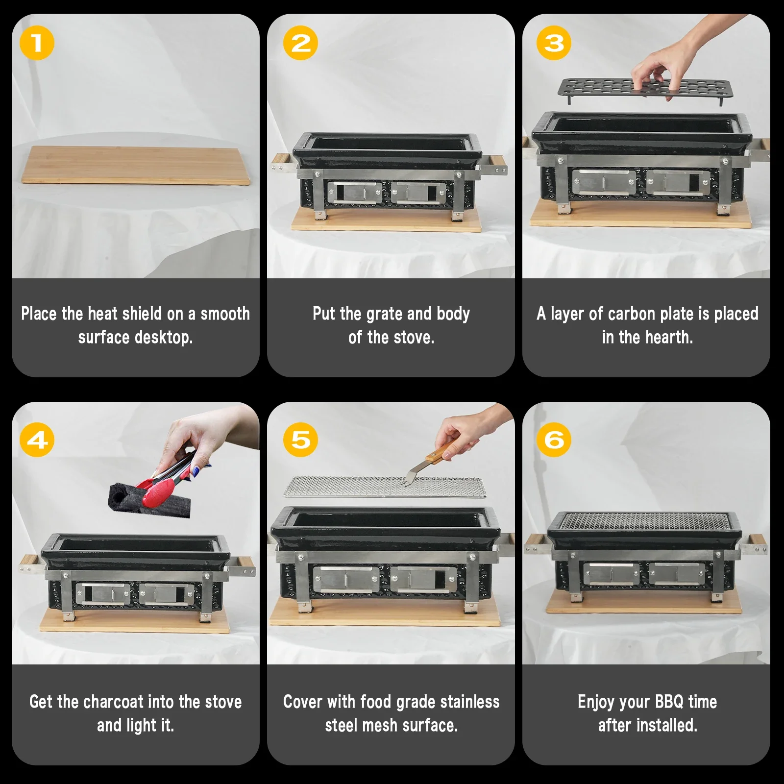 Mesa para parrilla de Kebab de - Teppanyaki Grill Table reseña y precio