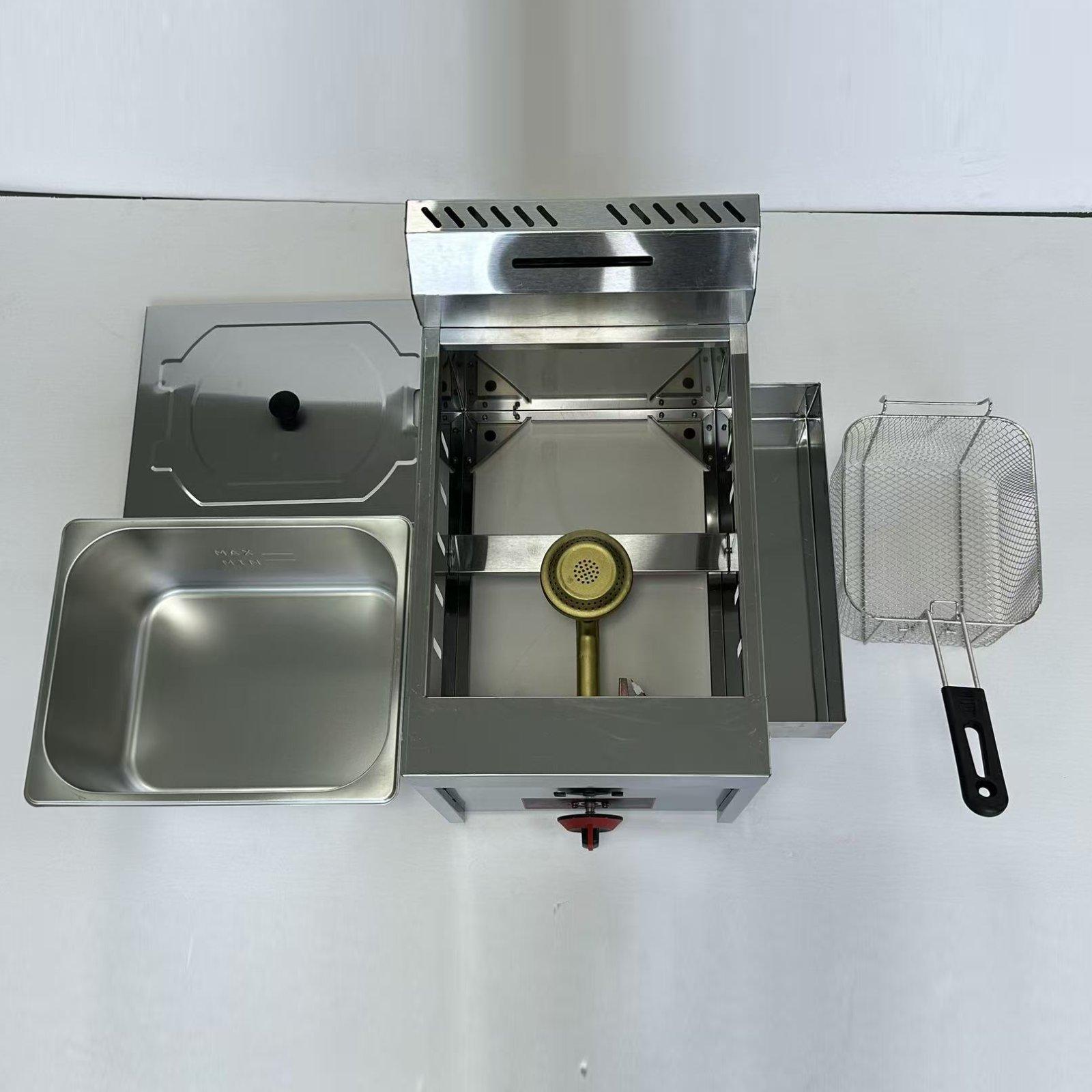 Freidora Comercial a Gas, Robu - Deep Fryer Commercial reseña y precio