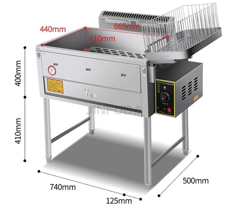 Freidora Eléctrica Comercial M - Deep Fryer Commercial reseña y precio