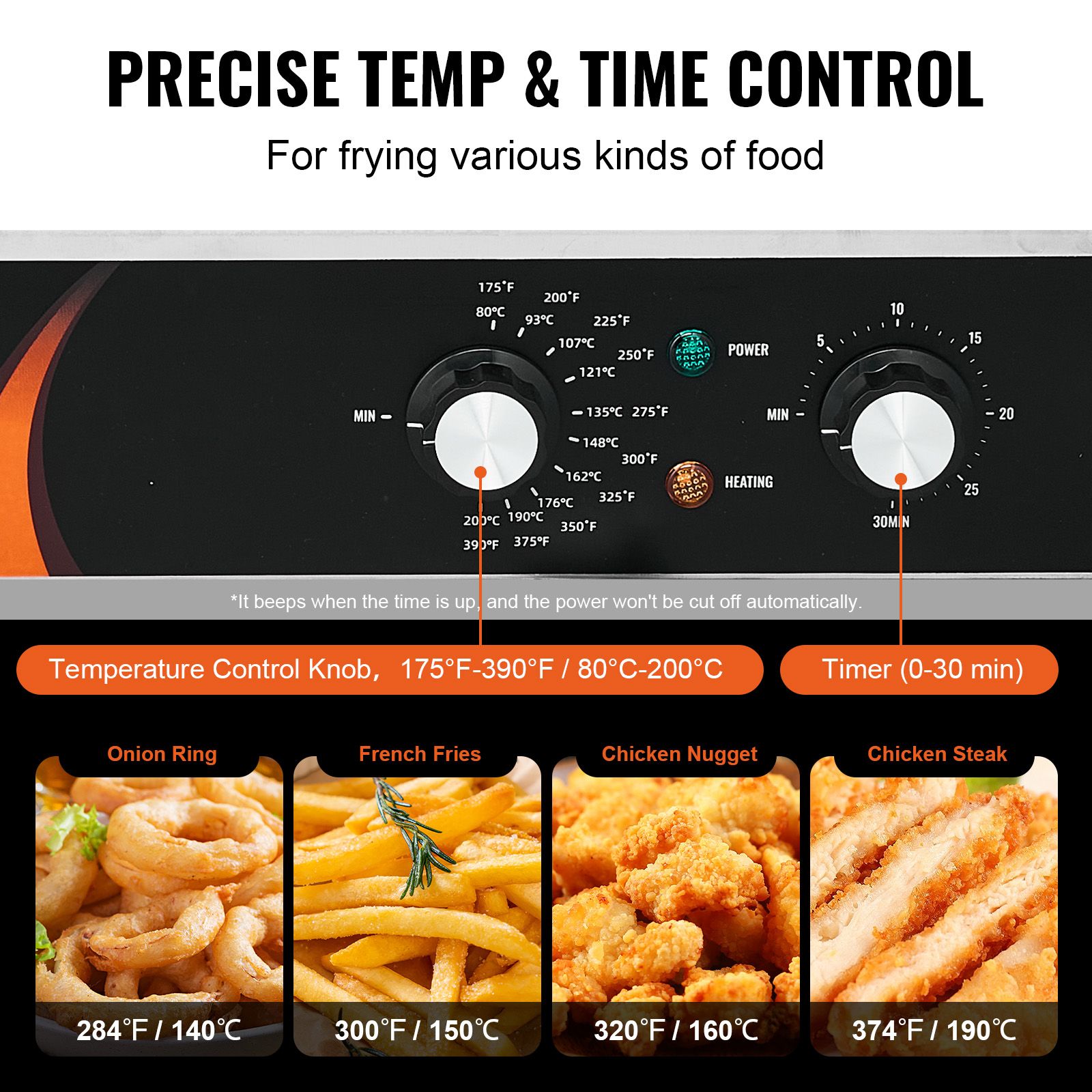 Freidora comercial de 3500W, f - Deep Fryer Commercial reseña y precio